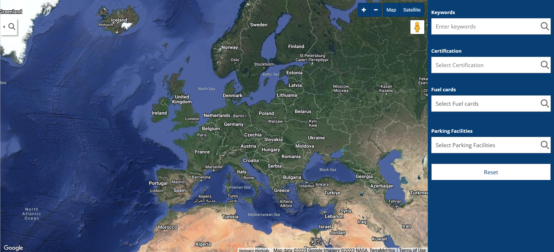 Secure Truck Parking Info